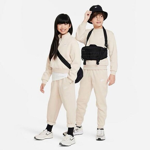 NIKE SPORTSWEAR CLUB FLEECE JOGGER PANTS‎ BEIGE SIZE Small NWT in packaging - Picture 1 of 6